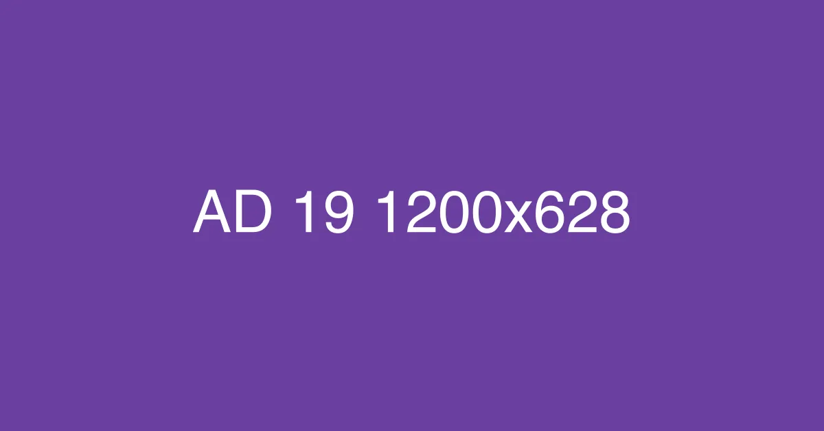 AD 19 배너